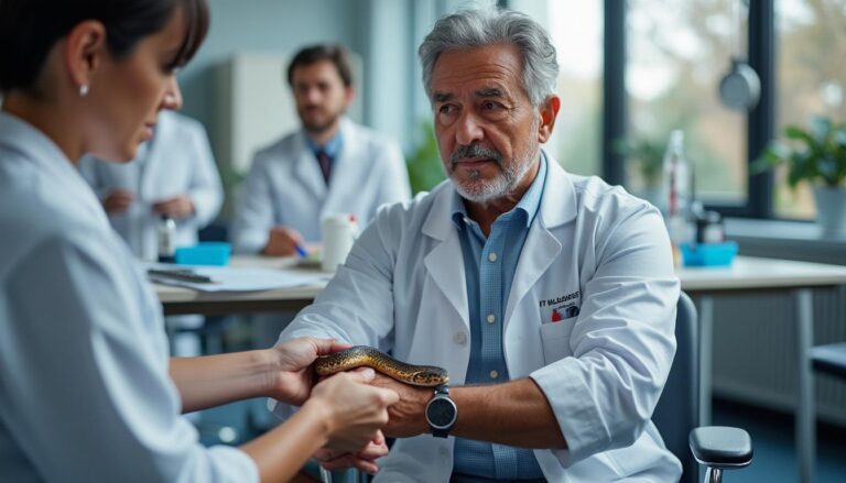 erfahren sie die faszinierende geschichte eines mannes, der sich 200 mal von einer schlange beißt, um ein lebensrettendes gegenmittel zu entwickeln – ein außergewöhnliches wissenschaftliches projekt.