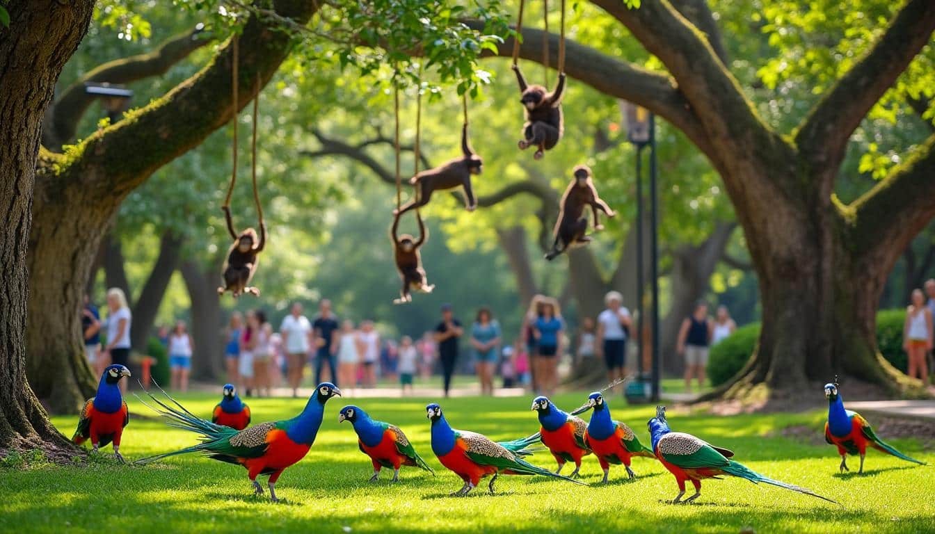 entdecken sie, wie die tiere im branféré-park im einklang mit dem rhythmus der natur leben und ob sie den rhythmus im blut haben.
