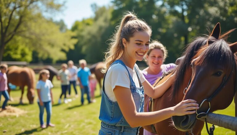 erleben sie zwei tage voller pferdemagie in saint-lô: inklusion fördern, gemeinsam lachen und persönliche grenzen überwinden – ein unvergessliches abenteuer für alle.